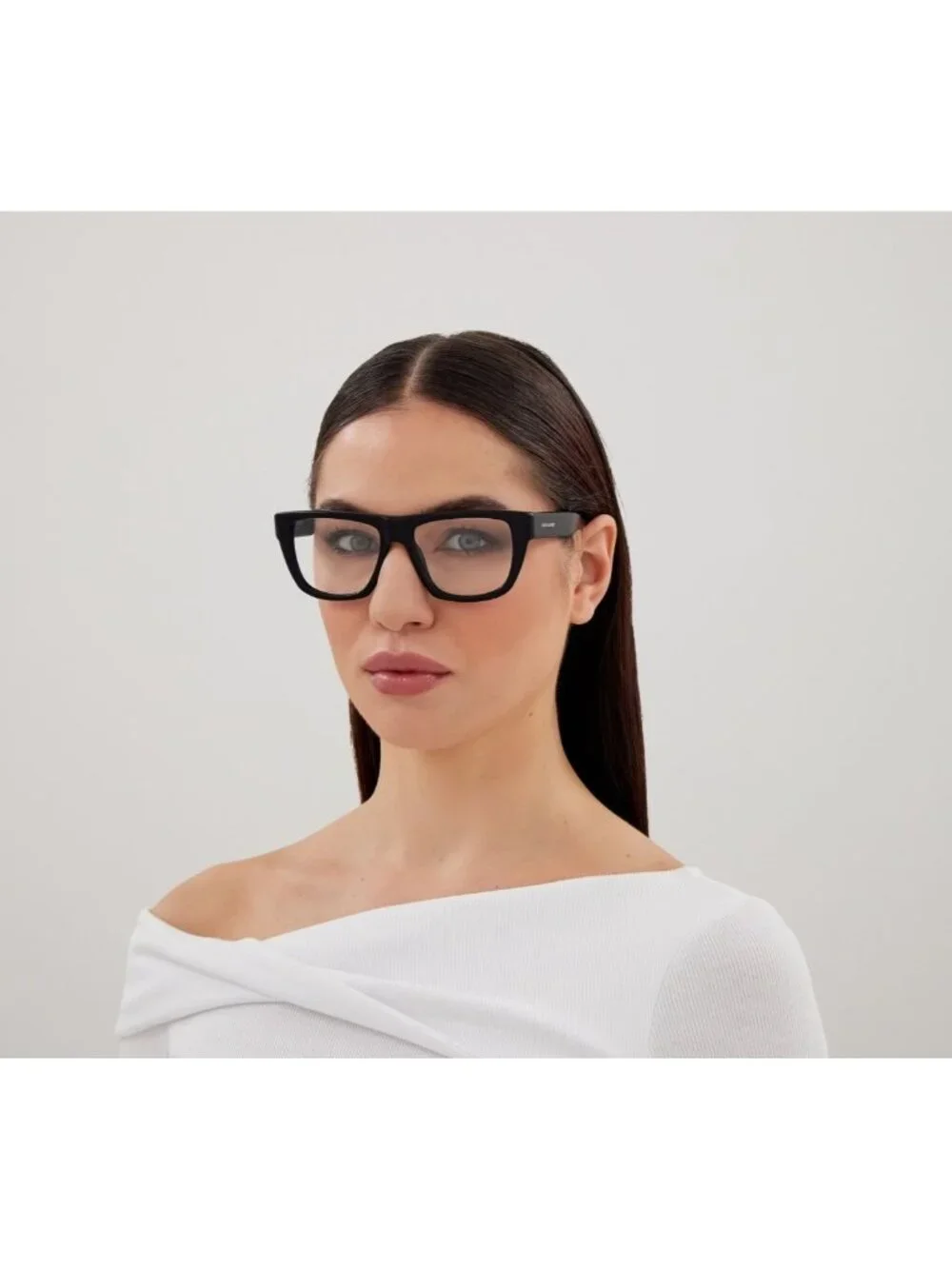 Saint Laurent SL714 001 Square Eyeglasses 55mm – Black